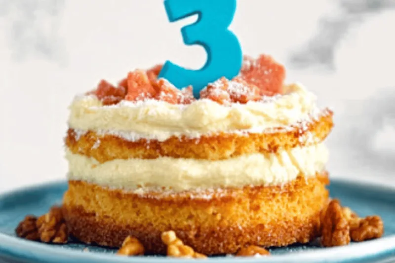 3-Zutaten Hunden Kuchen