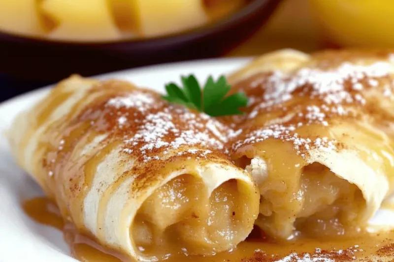 Apfel Pie Enchiladas
