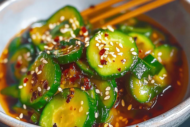 Asiatischer Gurkensalat