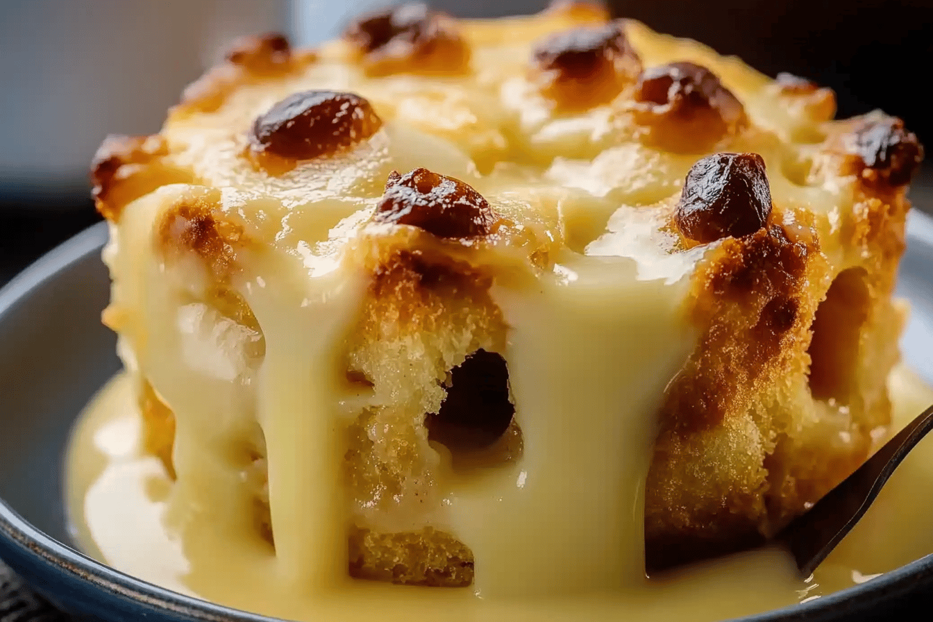 Brotpudding Mit Vanillesauce
