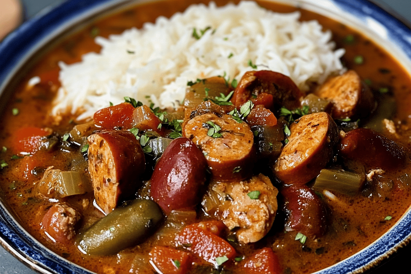 Cajun Hähnchenwurst Gumbo