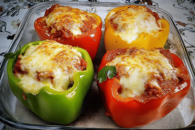 Cremig Gefüllte Paprika Mit Frischkäse