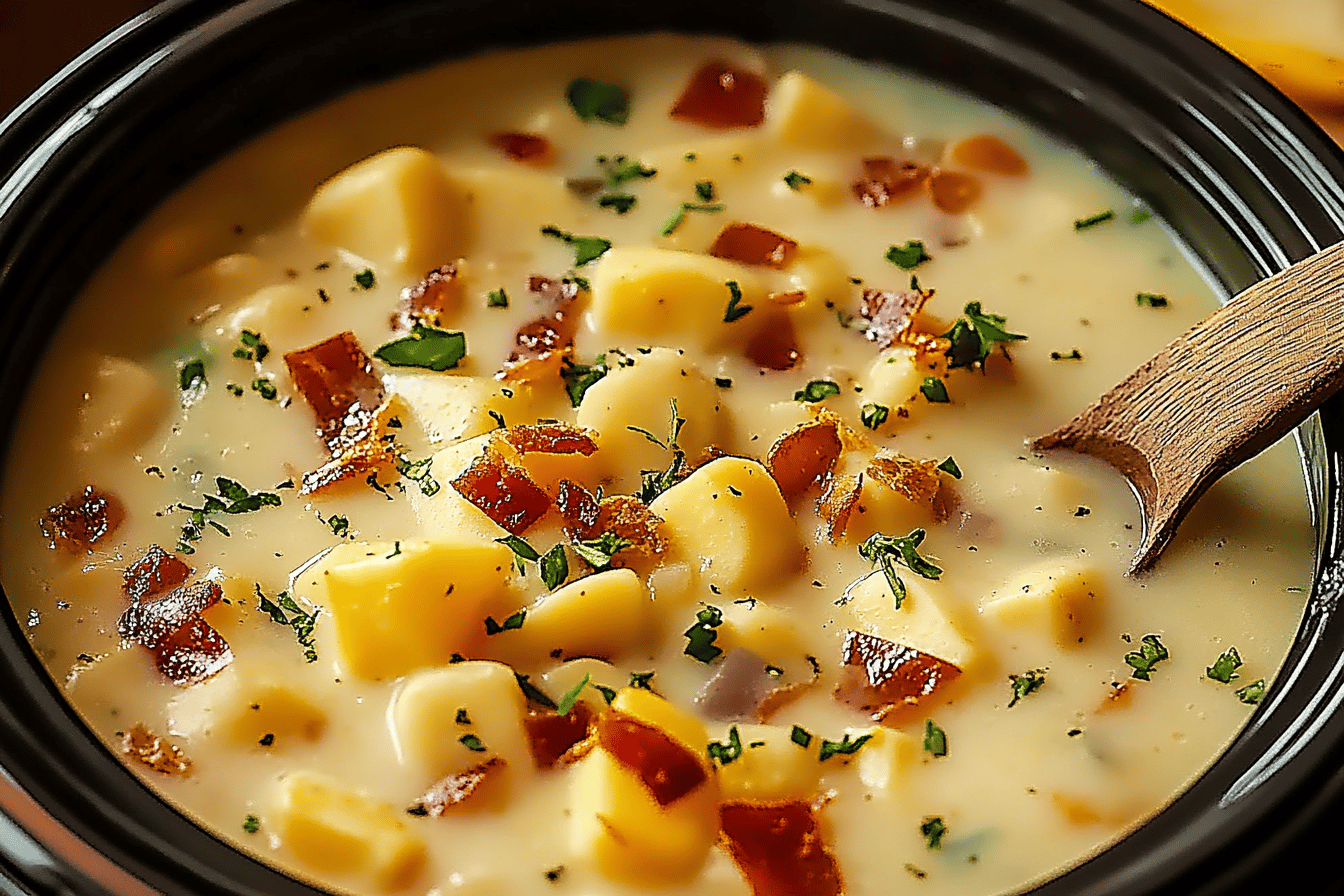 Köstliche Crock Pot Kartoffelsuppe