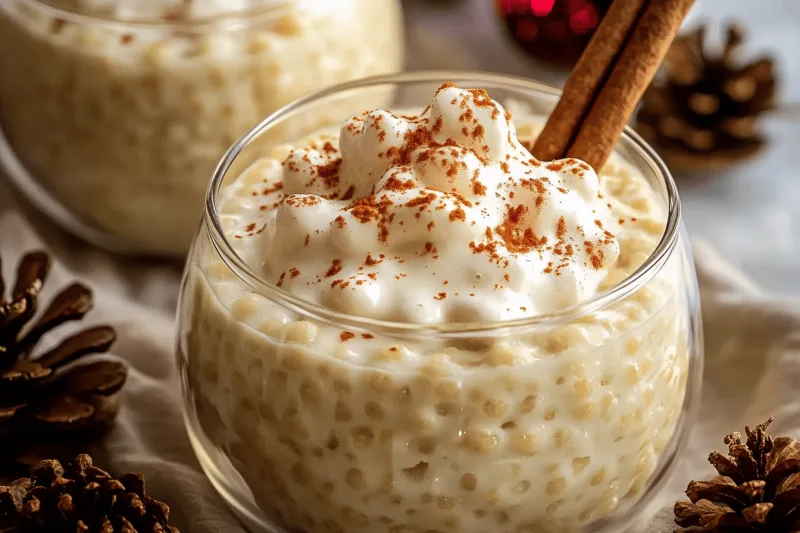 Egnog Tapioka Pudding