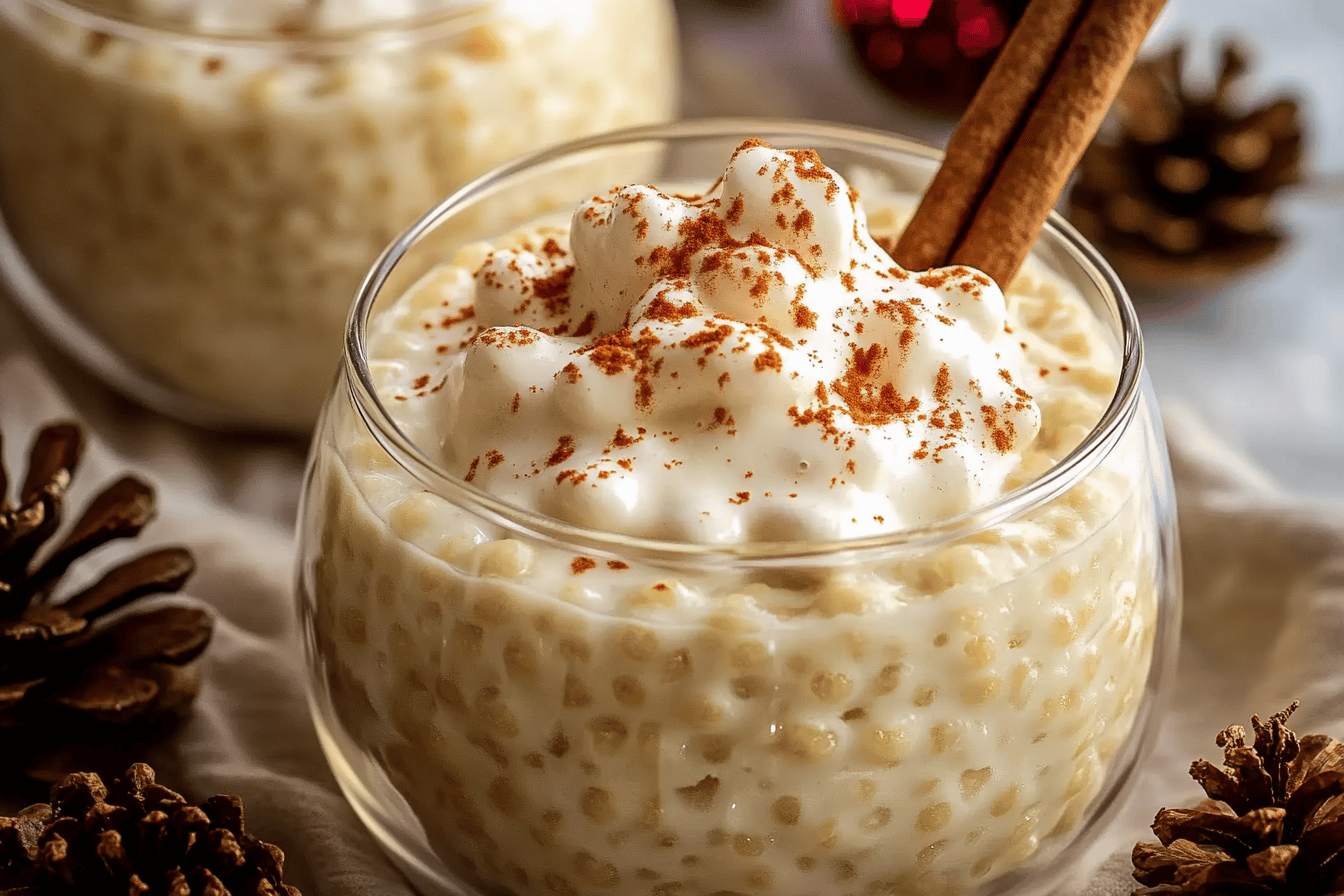 Egnog Tapioka Pudding