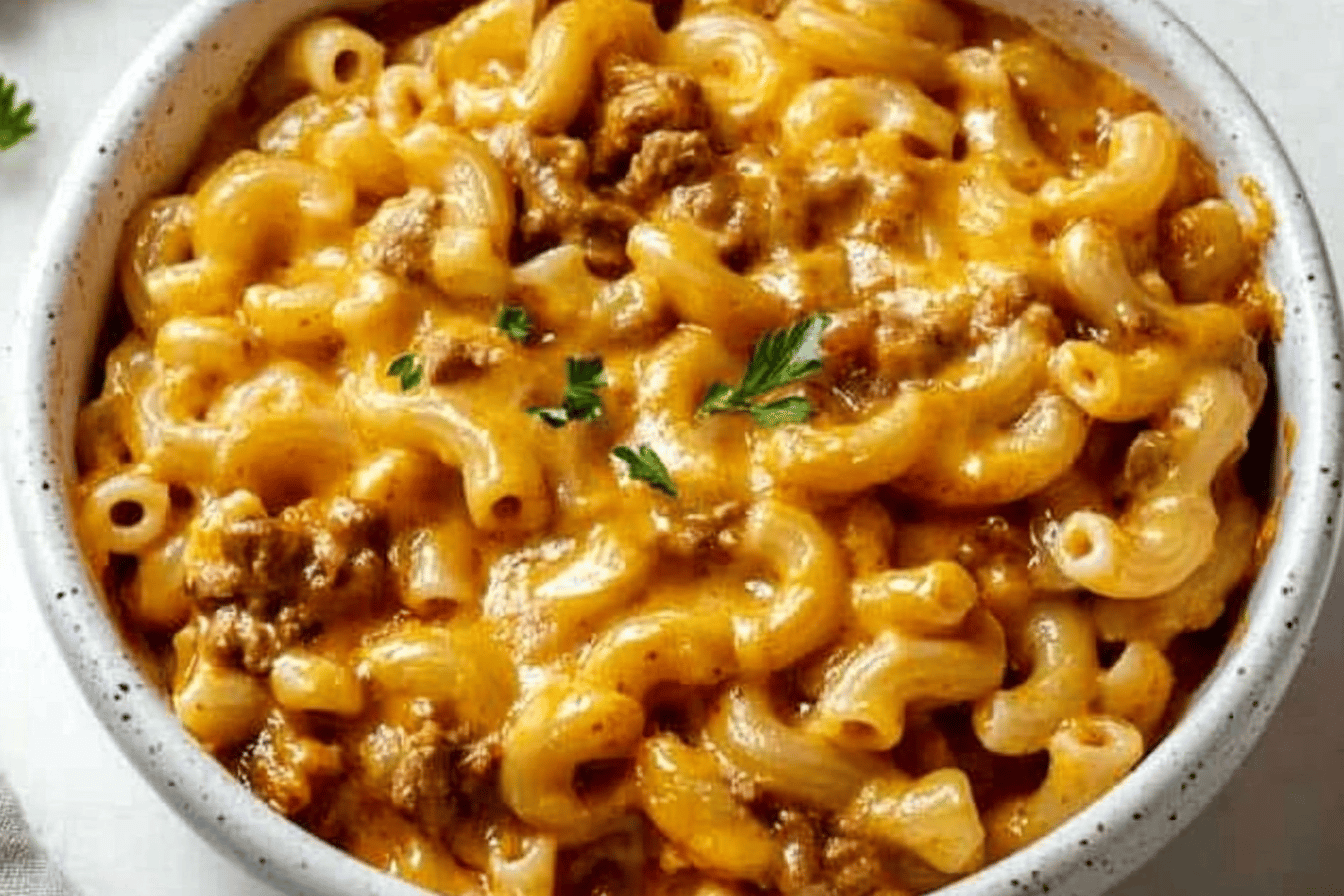 Ein Topf Chili Mac Und Käse
