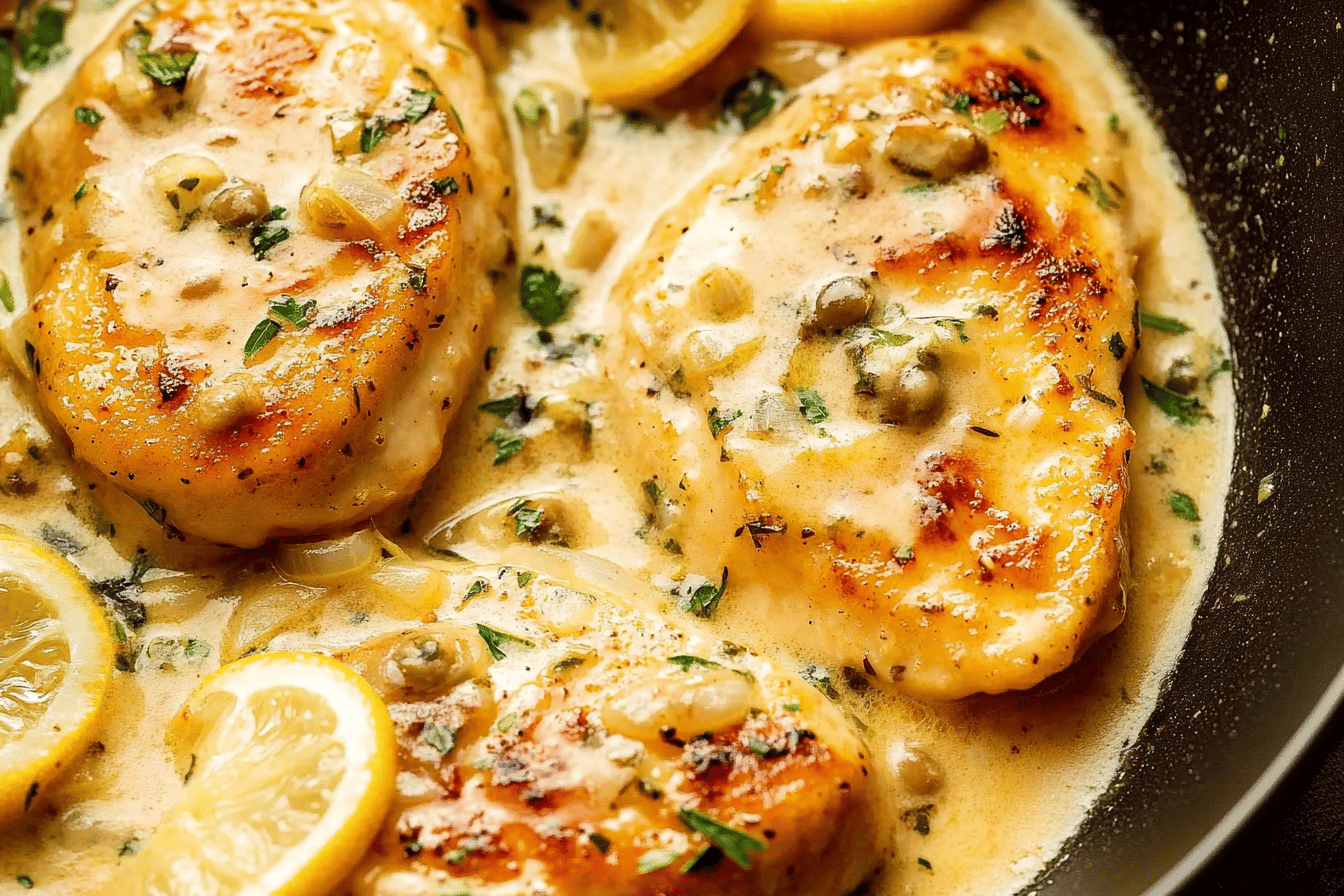 Einfache Hähnchen Piccata