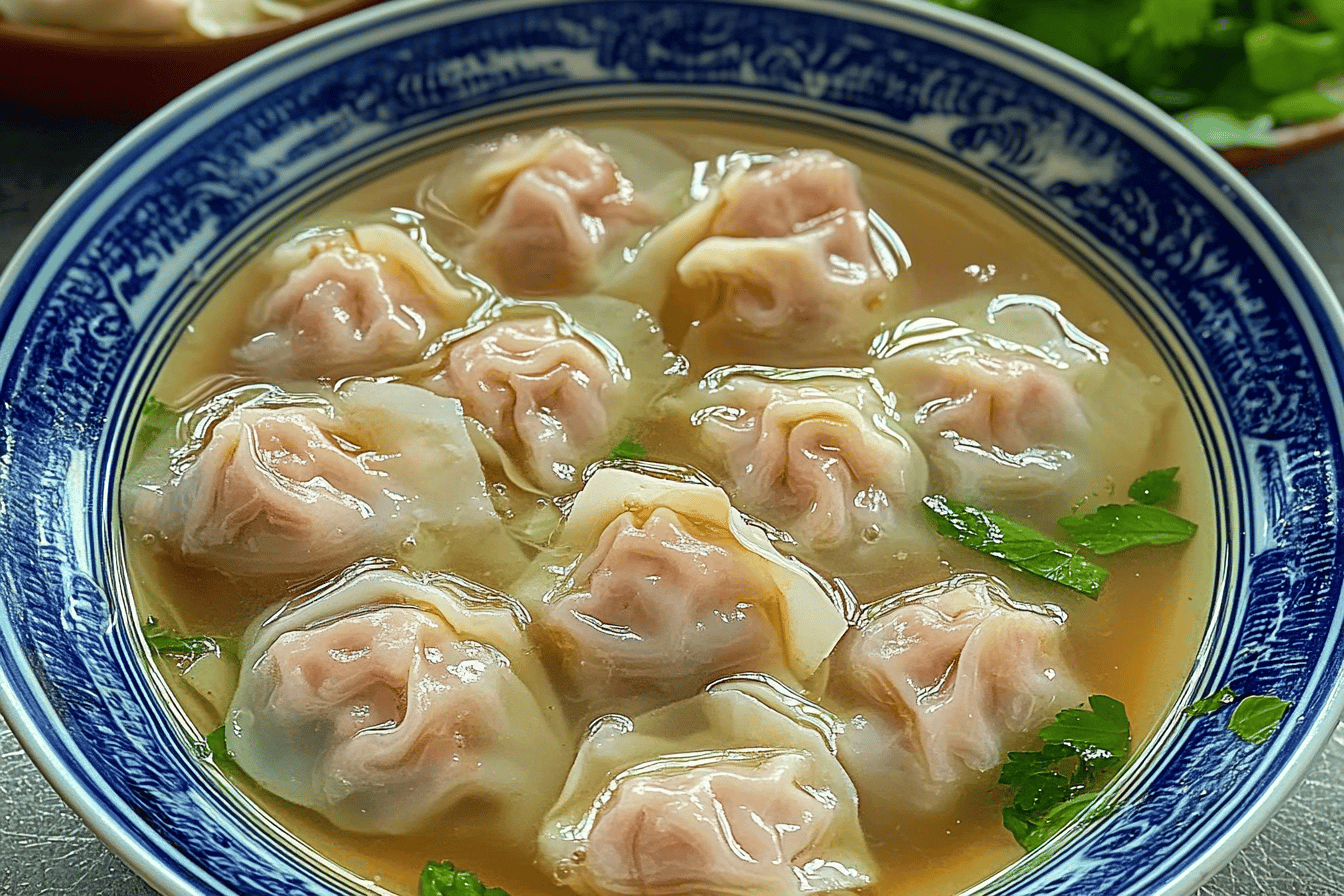 Einfache Wonton Suppe Rezept