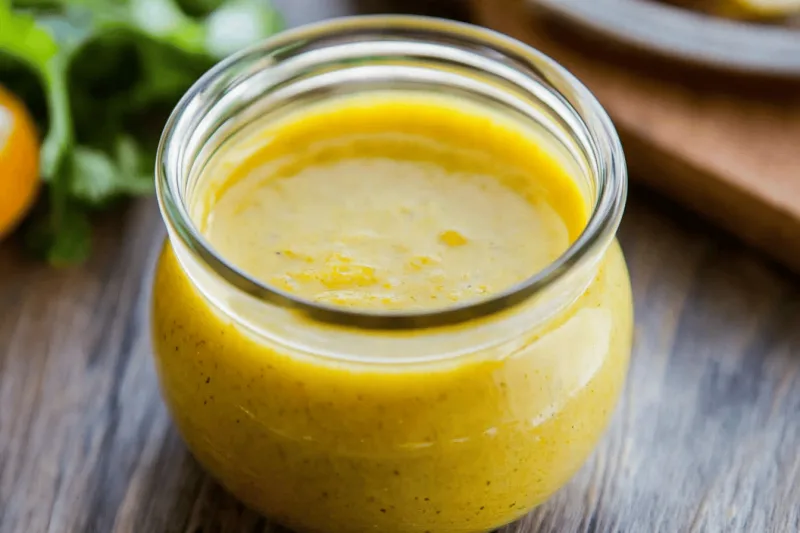 Einfache Zitronenvinaigrette