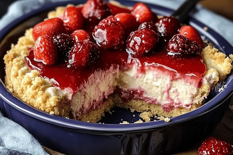 Erdbeer Cheesecake Dump Cake