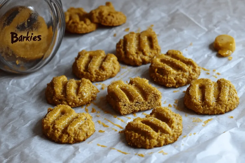 Erdnussbutter Und Banane "Barkies" Hundekekse