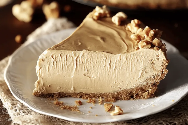 Fluffige No-Bake Erdnussbutter Torte