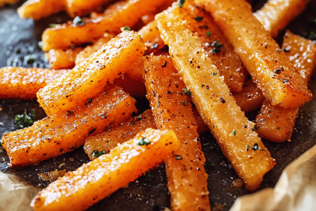 Geröstete Knoblauch Parmesan Karotten
