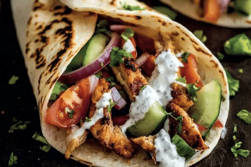 Hähnchen-Gyros