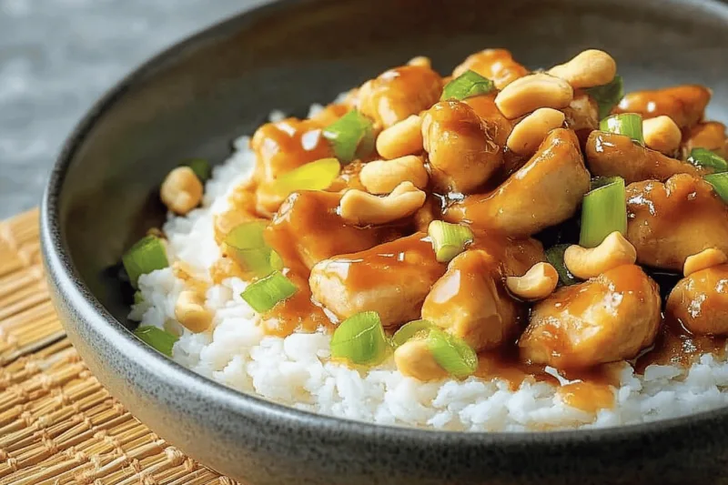 Hähnchen Mit Cashewnüssen