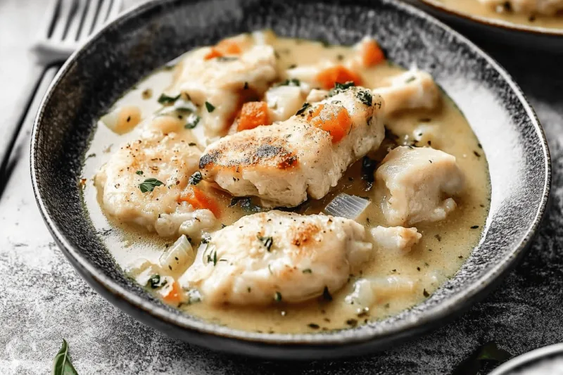 Hähnchen Mit Klößen