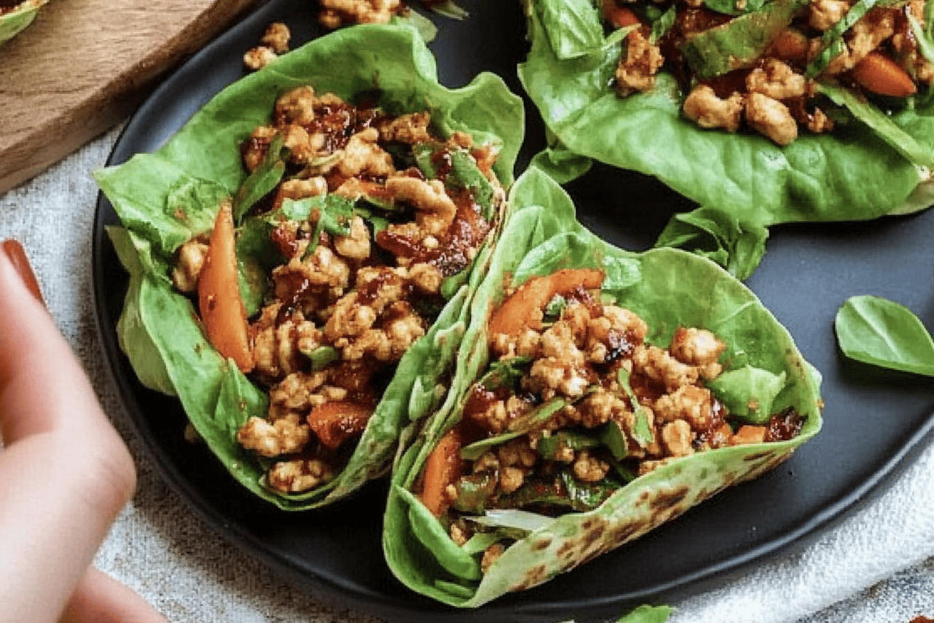 Hähnchen-Salat-Wraps