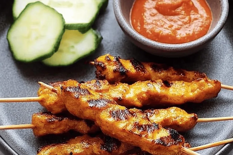 Hähnchen-Satay