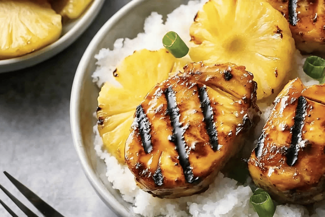Hawaiianisches Ananas-Hähnchen
