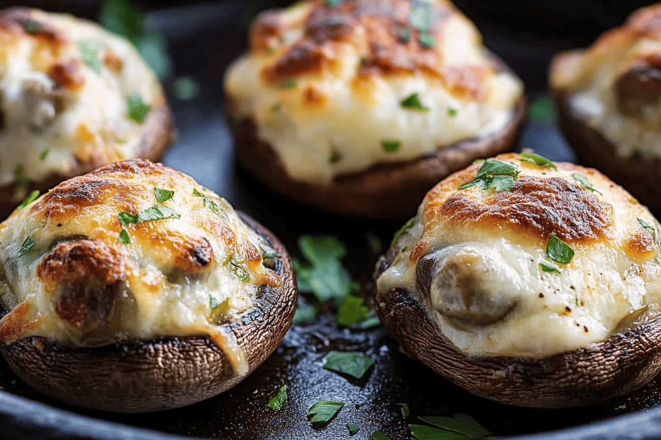 Jalapeno-Popper Gefüllte Champignons