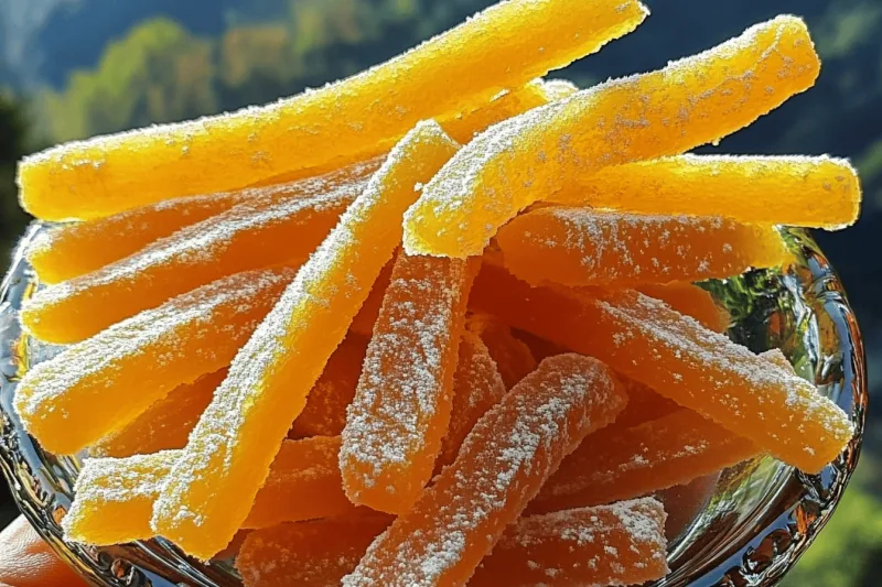 Kandierte Orangenschalen Rezept