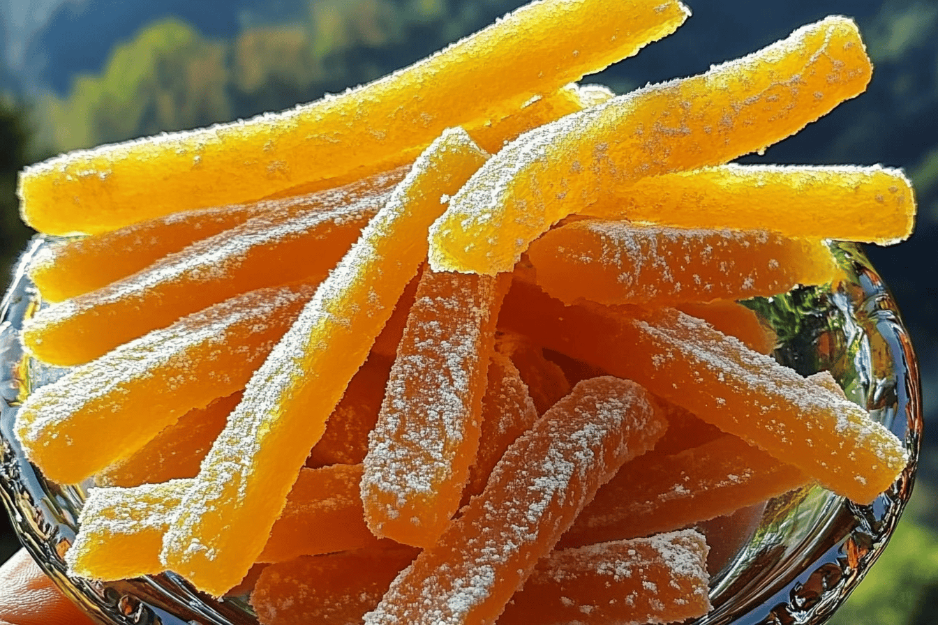 Kandierte Orangenschalen Rezept