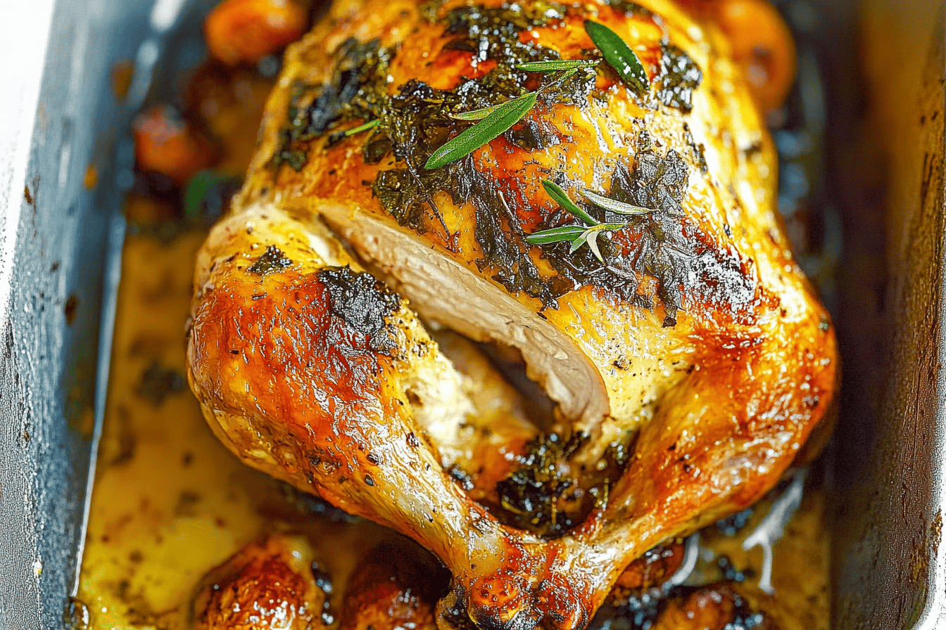 Kräutergebratenes Hähnchen