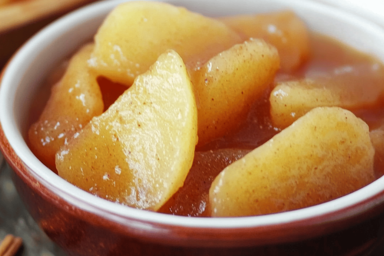 Langsame Koch Cracker Barrel Gebratene Äpfel