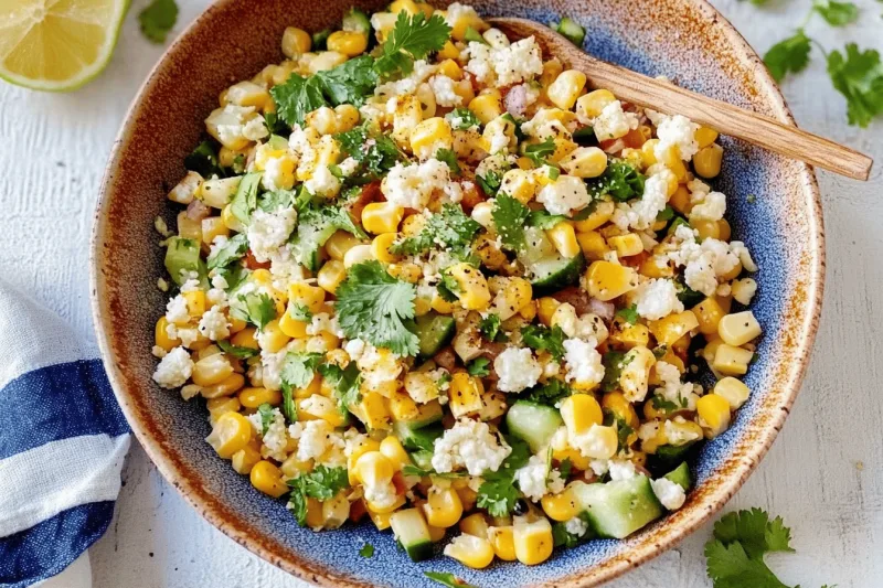 Mexikanischer Salat Mit Street Corn