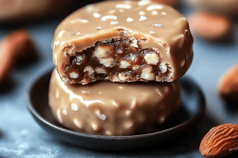 No-Bake Kokosnuss-Pekan-Pralinen-Kekse