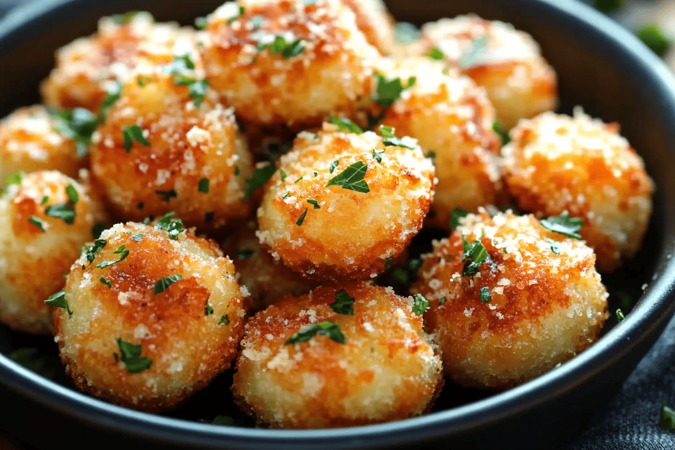 Parmesan Blumenkohl Häppchen