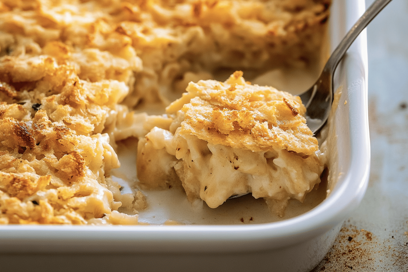 Ritz Cracker Hähnchen Auflauf
