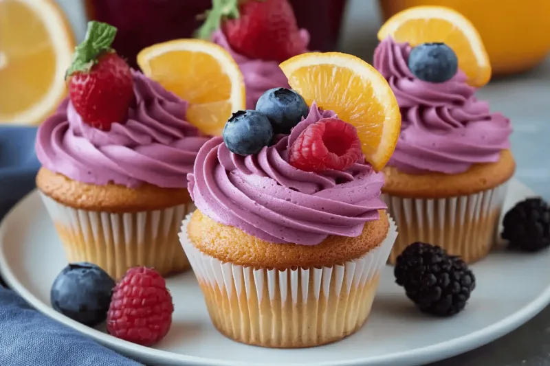 Sangria Cupcakes