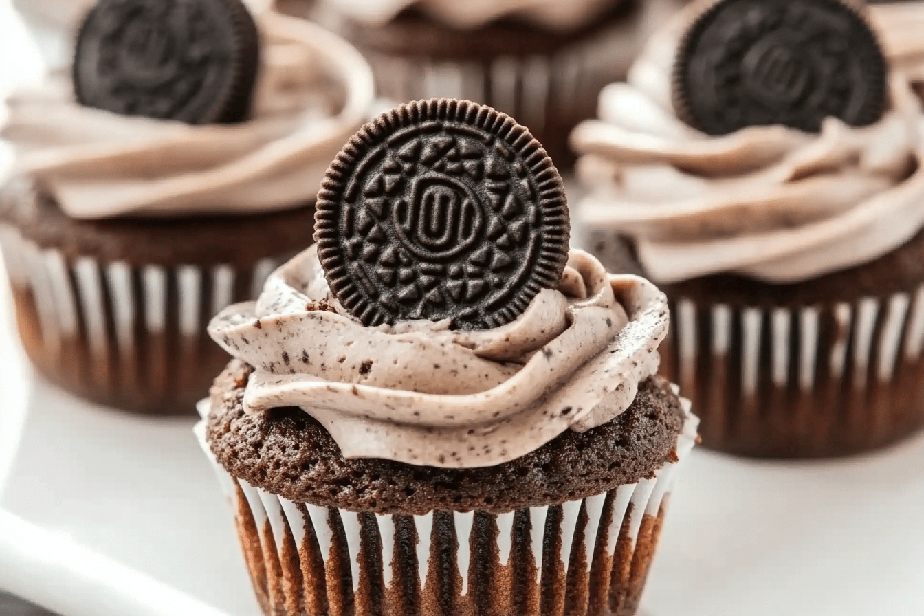 Schokoladen Cupcakes Mit Oreo Buttercreme