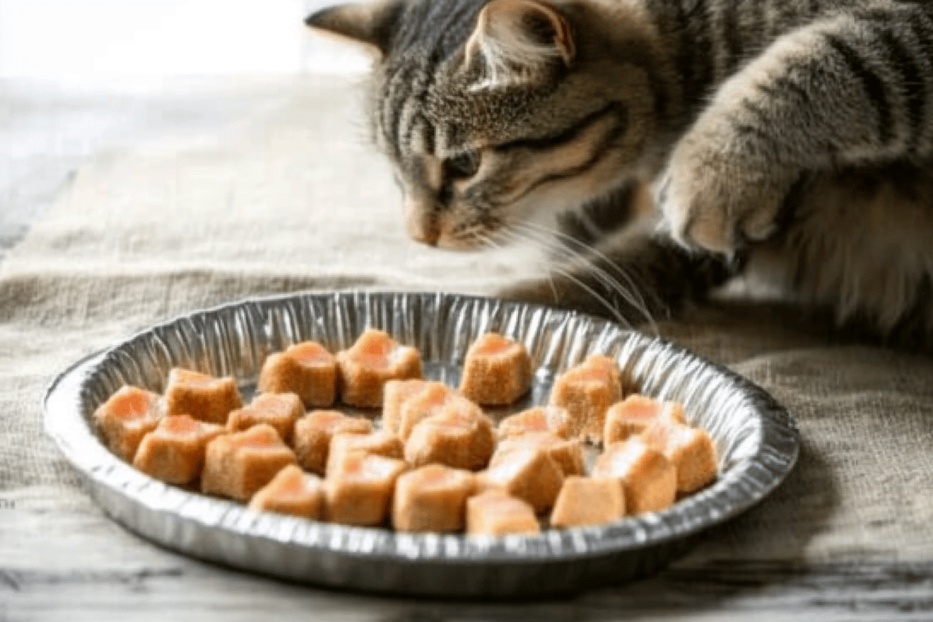 Homemade Salmon Cat Treats