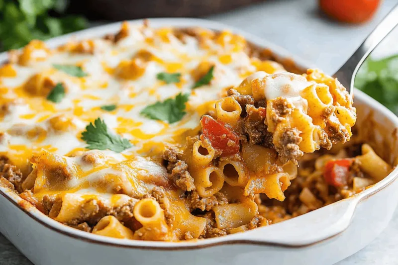 Taco Nudel Auflauf