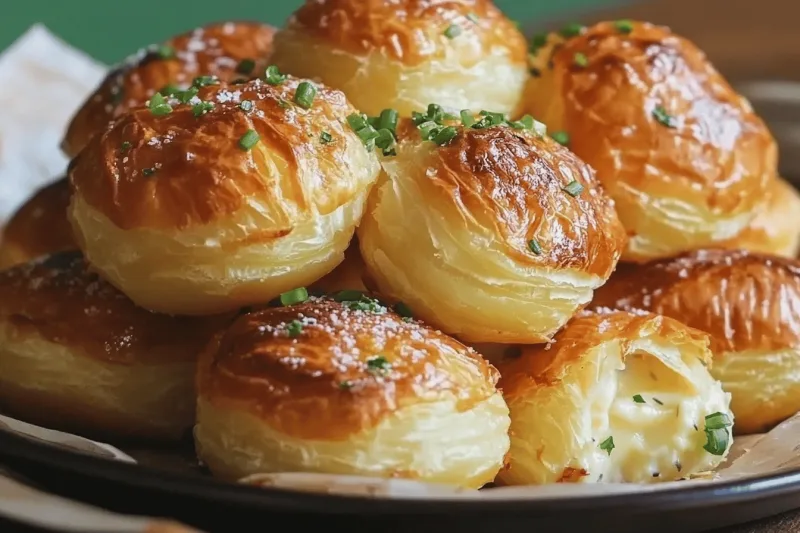 Übrig Gebliebene Kartoffel Käse Puffs
