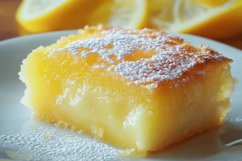 Zitronenpuddingkuchen