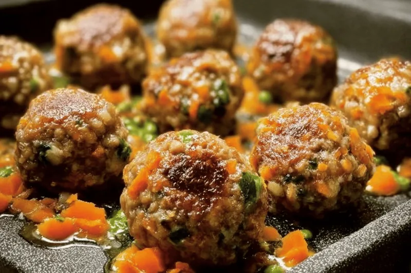 Albóndigas De Lentejas Y Zanahoria