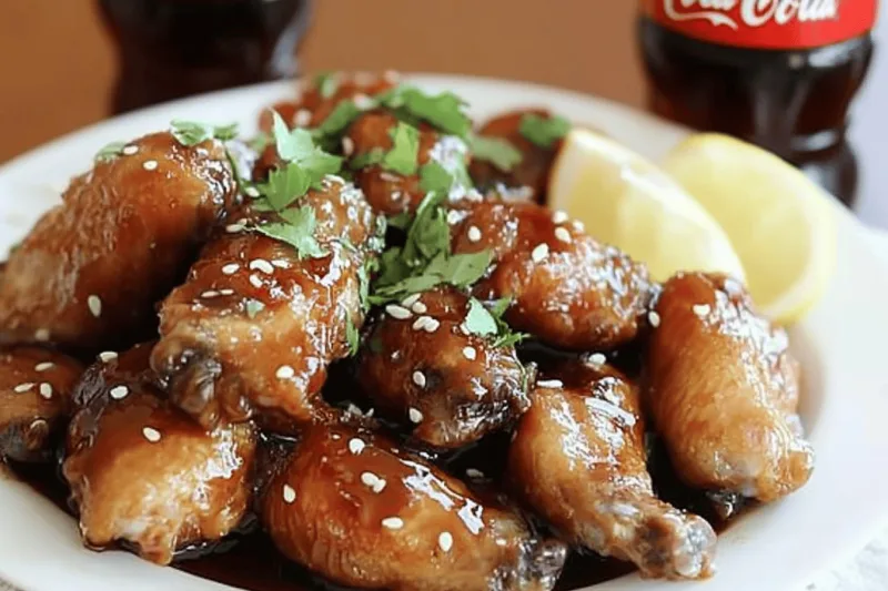 Alitas De Pollo A La Coca Cola