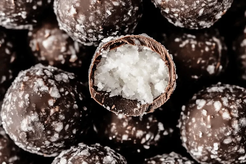 Bolitas De Coco Y Chocolate