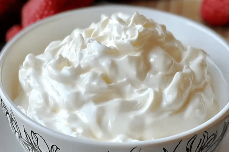 Crema Chantilly Con Clara De Huevo