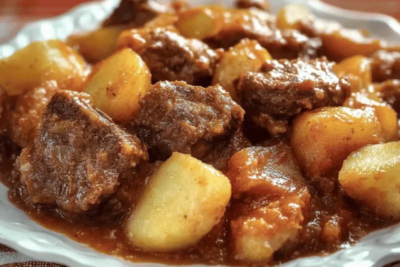 Estofado De Ternera Con Patatas