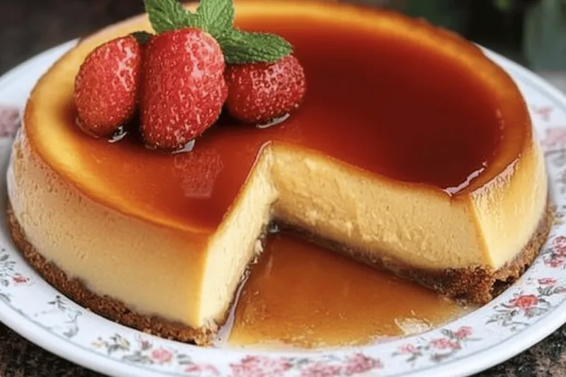 Flan Casero Con 2 Huevos (Sin Horno)