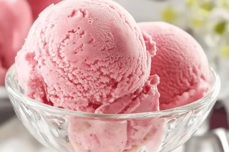 Helado De Fresa