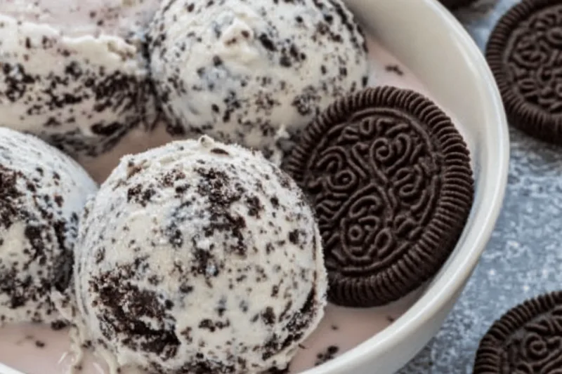 Helado De Oreo Casero
