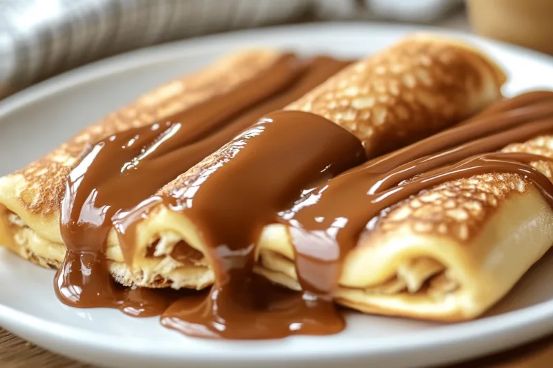 Panqueques Con Dulce De Leche