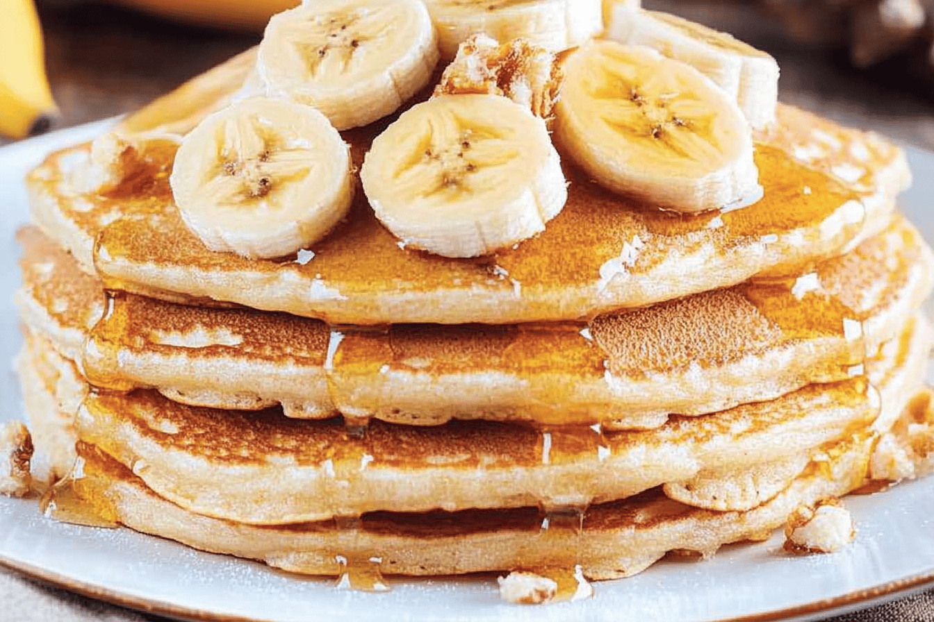 Panqueques De Avena Y Banana