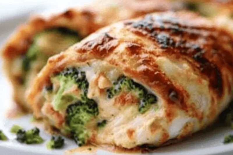Pollo Relleno De Brócoli Y Queso