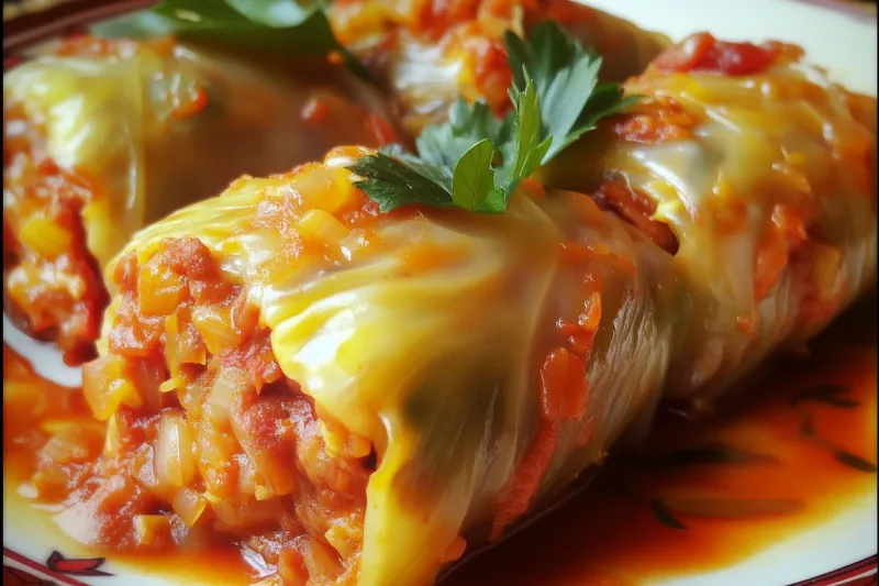 Rollitos De Repollo Con Carne